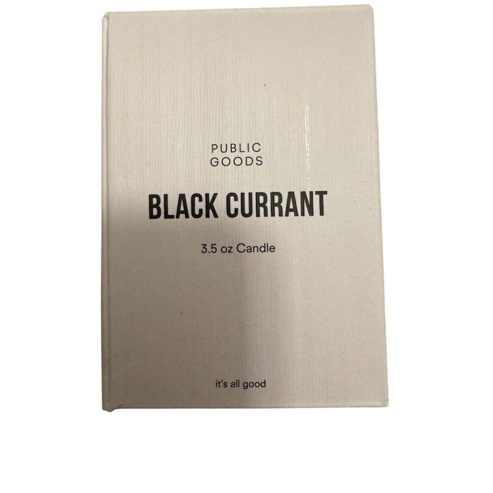 Public Goods Black Currant Scented Soy Candle 3.5 oz Eco-Friendly Vegan - Picture 6 of 6
